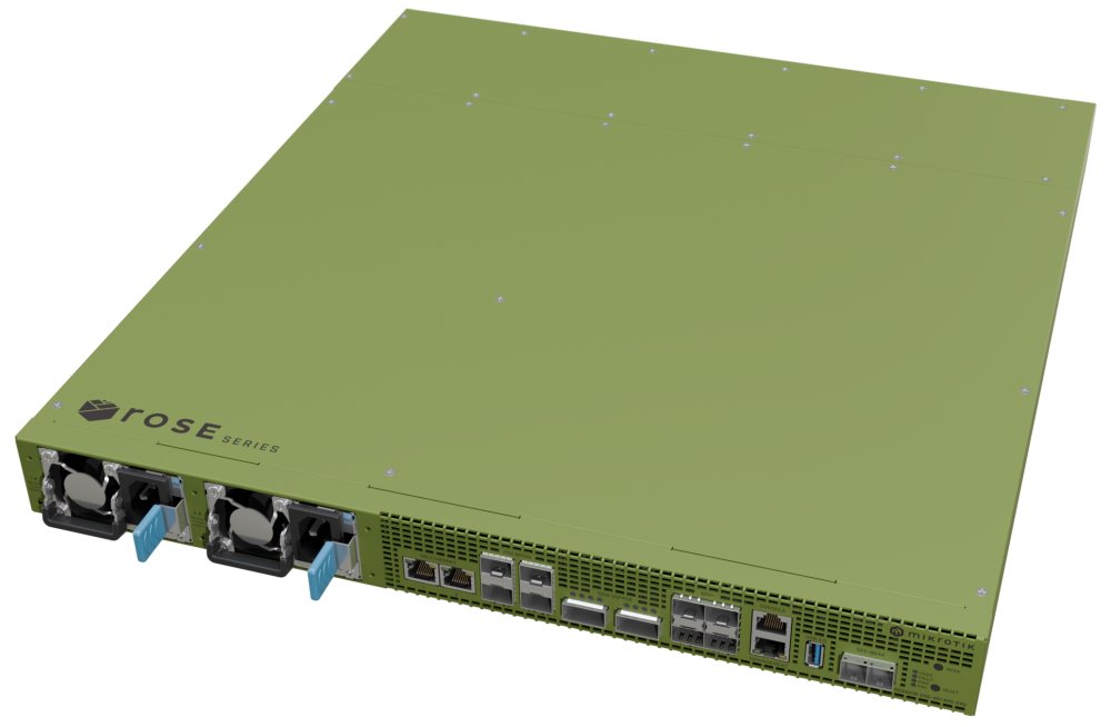 Mikrotik Data Server, 2x 100G QSFP28, 4x 25G SFP28, 4x SFP+, 2x 10GbE, 1x GbE, 2x M.2 SATA, 20x PCI-e, 2x USB, ROSv7, L6