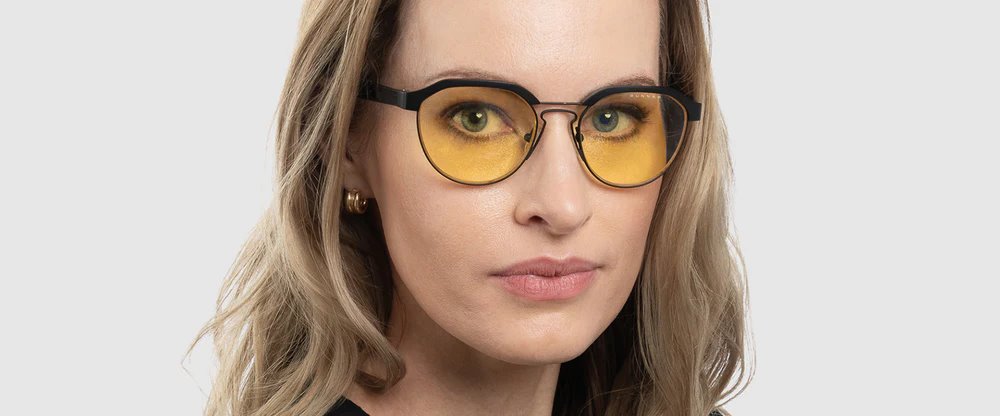 GUNNAR kancelářske/herní brýle  CAMPBELL ONYX jantarová skla BLF 65 GUNNAR focus