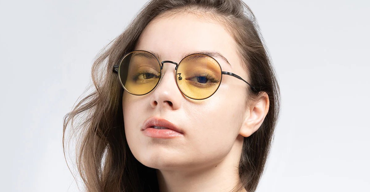 GUNNAR kancelářske/herní brýle ELLIPSE ONYX * jantárová skla * BLF 65 * GUNNAR focus