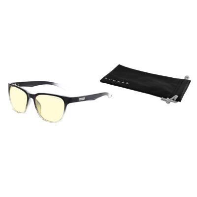 GUNNAR kancelářske/herní brýle BERKELEY ONYX/FADE * jantárová skla * BLF 65 * GUNNAR focus