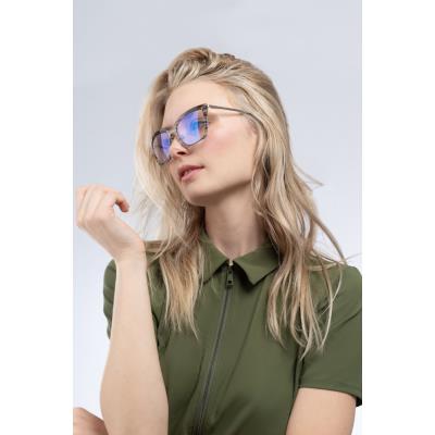 GUNNAR kancelářske/herní brýle  KAIA BLUE RIBBON čirá skla BLF 35 GUNNAR focus