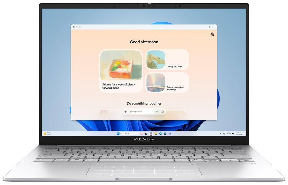 ASUS Zenbook/ Core Ultra 7 255H/ 32GB/ 1TB SSD/ Intel Arc/ 14"WUXGA,touch/ W11P/ stříbrný