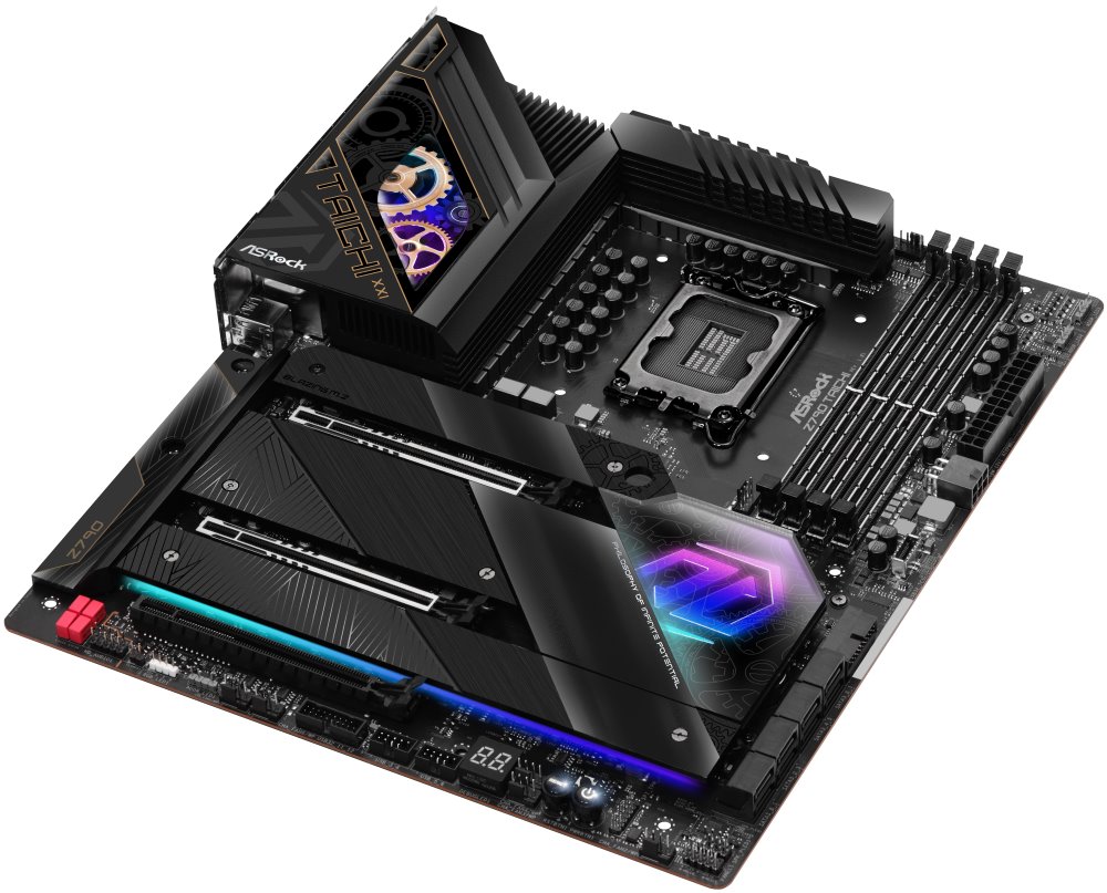 OPRAVENÉ - ASRock Z790 Taichi / Intel Z790 / LGA1700 / 4x DDR5 / 5x M.2 / HDMI / Thunderbolt / USB-C / WiFi / EATX