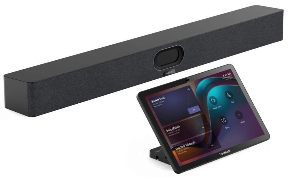 Yealink A40-031-All-in-one   A40 (2x48 MP kamera,zorný ú.:120°,8 MEMS mikrofonů,repro),tablet CTP25