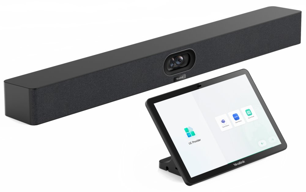 Yealink A40-031-All-in-one   A40 (2x48 MP kamera,zorný ú.:120°,8 MEMS mikrofonů,repro),tablet CTP25