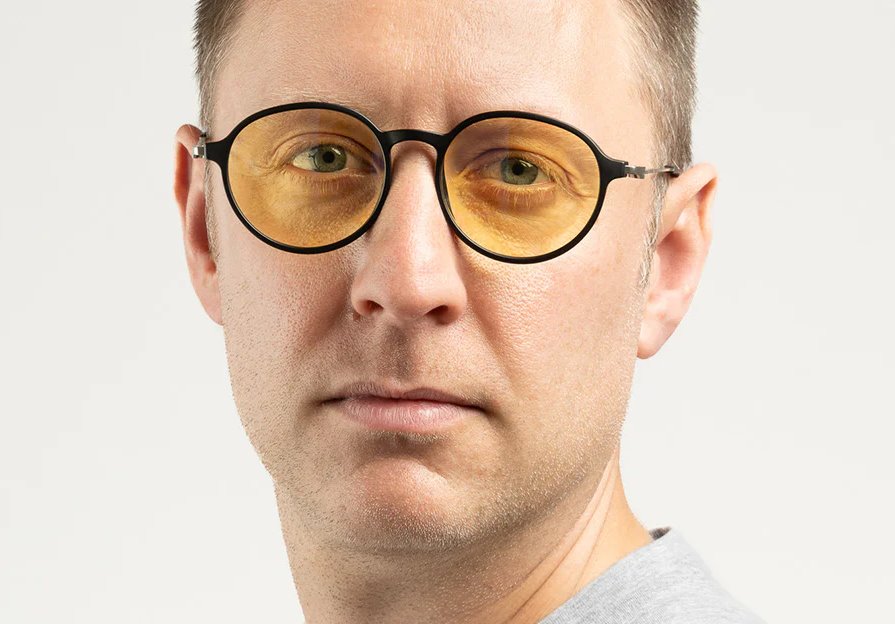 GUNNAR kancelářske/herní brýle LOOP ONYX/MERCURY  * čirá  skla  * BLF 35 *GUNNAR focus