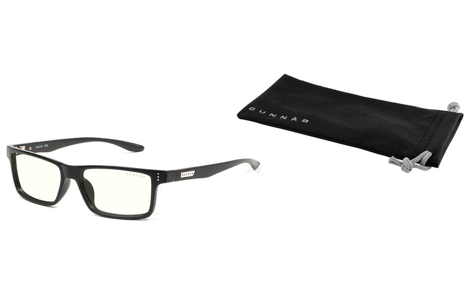 GUNNAR kancelářske/herní brýle CRUZ ONYX * čírá skla * BLF 35 * NATURAL focus