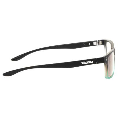 GUNNAR kancelářske/herní brýle CRUZ ONYX-TEAL * čírá skla * BLF 35 * NATURAL focus