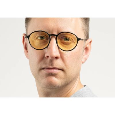 GUNNAR kancelářske/herní brýle LOOP ONYX/MERCURY  * jantarová/sluneční zatmavovací skla  * BLF 65 *GUNNAR focus