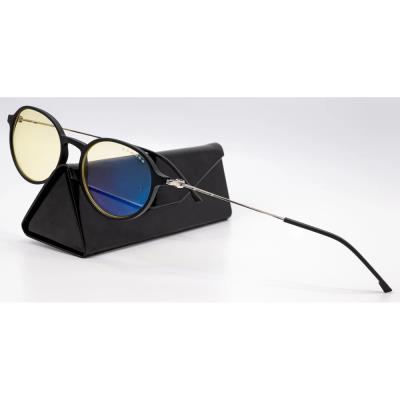 GUNNAR kancelářske/herní brýle LOOP ONYX/MERCURY  * jantarová  skla  * BLF 65 * GUNNAR focus