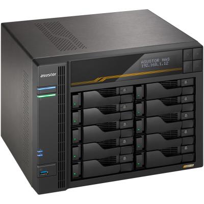 Asustor Lockerstor 10 Gen3 AS6810T   10x 2,5"/3,5" SATA III/ 16GB RAM/ Dual 10GbE Ports/ Dual 5GbE Ports/ 4x M.2 SSD