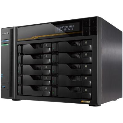 Asustor Lockerstor 10 Gen3 AS6810T   10x 2,5"/3,5" SATA III/ 16GB RAM/ Dual 10GbE Ports/ Dual 5GbE Ports/ 4x M.2 SSD