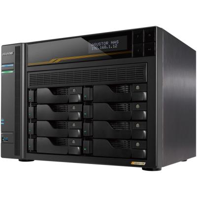 Asustor Lockerstor 8 Gen3 AS6808T   8x 2,5"/3,5" SATA III/ 16GB RAM/ Dual 10GbE Ports/ Dual 5GbE Ports/ 4x M.2 SSD