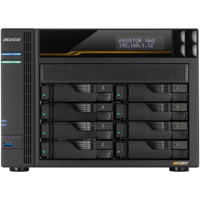 Asustor Lockerstor 8 Gen3 AS6808T   8x 2,5"/3,5" SATA III/ 16GB RAM/ Dual 10GbE Ports/ Dual 5GbE Ports/ 4x M.2 SSD