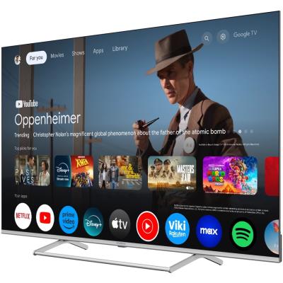 STRONG SMART QLED TV 50"/ SRT50UG8773C/ UHD/ 3840x2160/ DVB-T2/C/S2/ H.265/HEVC/ 4xHDMI/ 2xUSB/ Wi-Fi/ LAN/ G/ ANDROID14