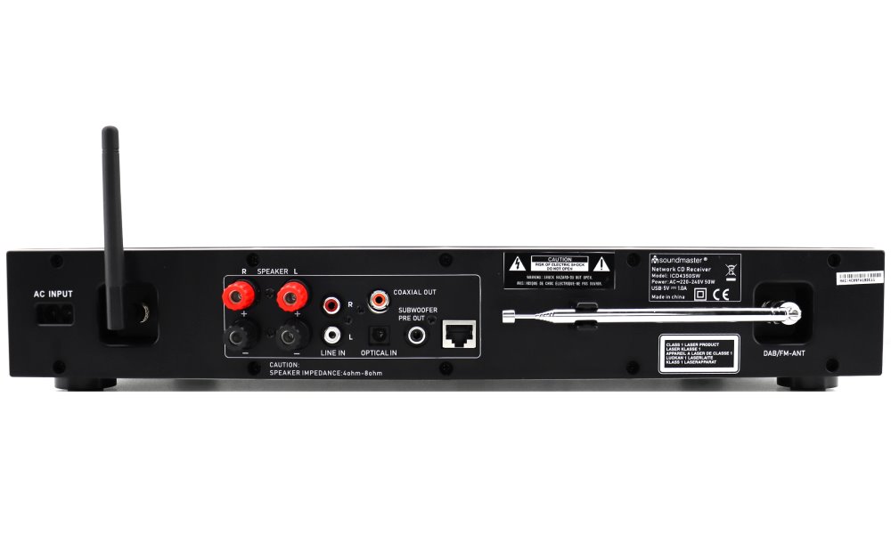 Soundmaster High line ICD4350SW/ USB/ FM/ CD/ BT/ DAB+/ 2 x 50W