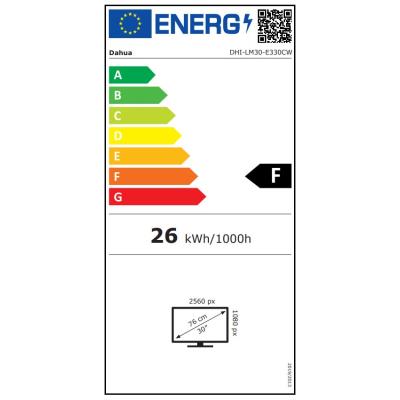 DAHUA 30" LED LM30-E330CW/ VA panel/ 2560x1080 (WFHD)/ 3000:1/ 1ms/ HDMI/ DP/ VESA 75x75/ bílý
