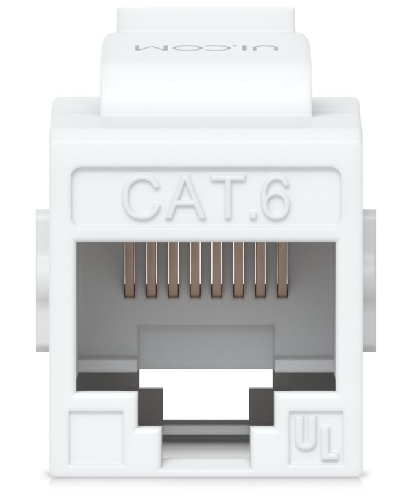 Ubiquiti Cat6 Keystone Coupler, 12-Pack - Keystone spojka Cat6, sada 12ks