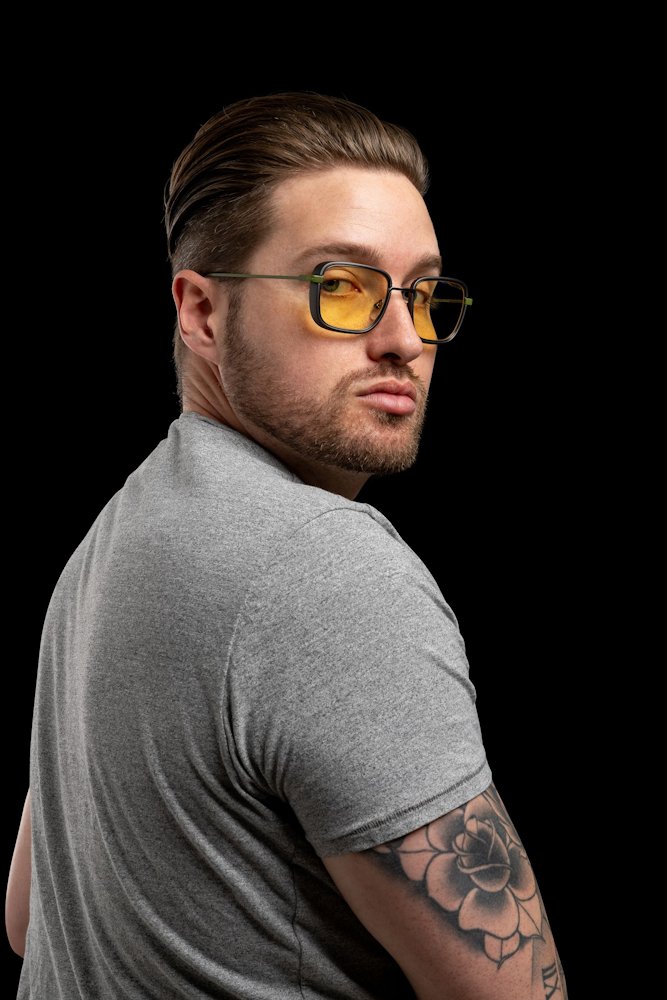 GUNNAR kancelářske/herní brýle FALLOUT VAULT 33 /GUNMETAL-OLIVE / * jantárová skla * BLF 65 * GUNNAR focus