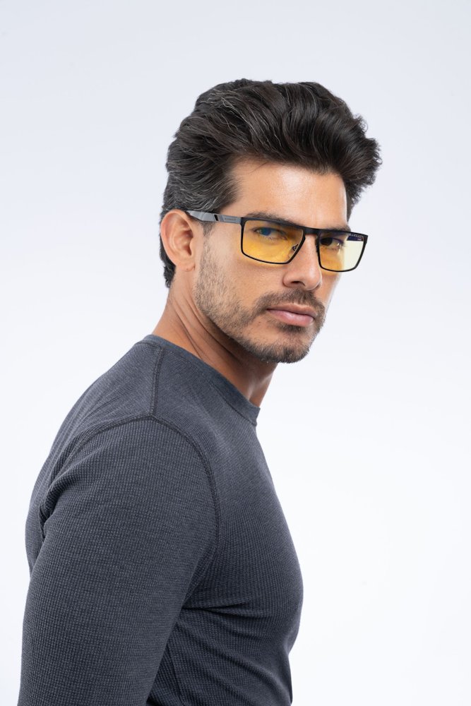 GUNNAR kancelářske/herní brýle  FREMONT ONYX jantarová skla BLF 65 GUNNAR focus