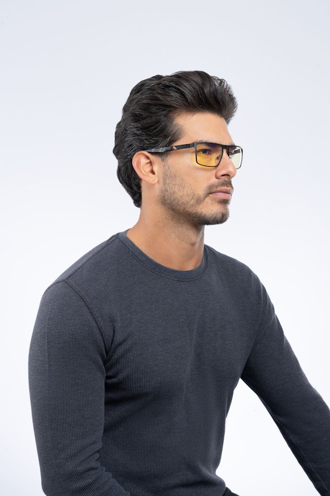 GUNNAR kancelářske/herní brýle  FREMONT ONYX jantarová skla BLF 65 GUNNAR focus