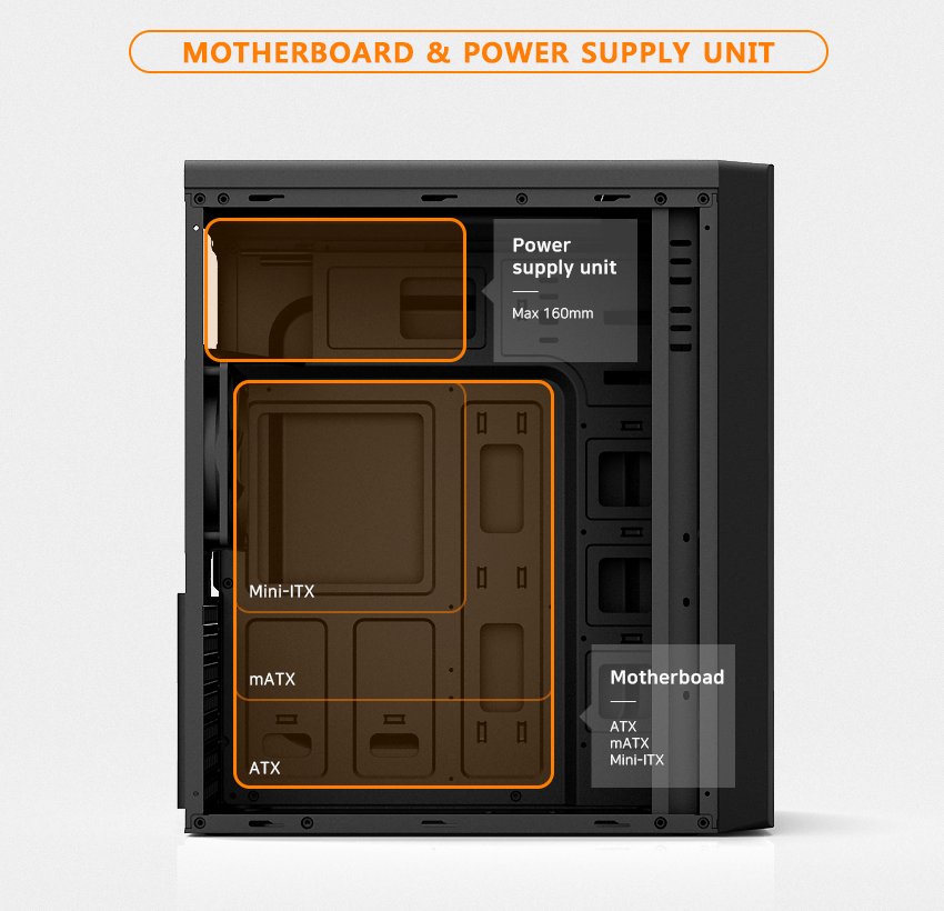 Zalman skříň T6 / Middle tower / ATX / USB 3.0 / USB 2.0