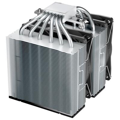 Be quiet! chladič CPU PURE ROCK PRO 3 / 2x120mm PWM fan / 6xheatpipe / stříbrný