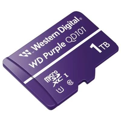 WD PURPLE 1TB MicroSDXC QD101 / WDD100T1P0C / CL10 / U1 /
