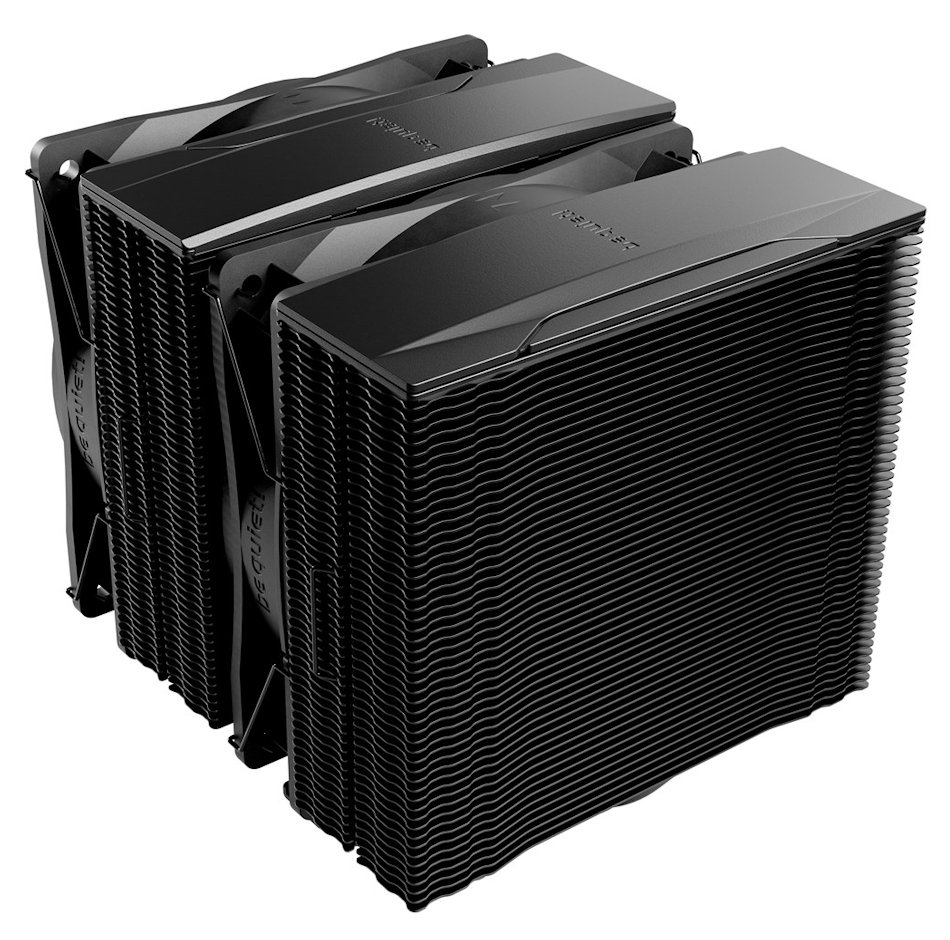 Be quiet! chladič CPU PURE ROCK PRO 3 Black / 2x120mm PWM fan / 6xheatpipe / černý