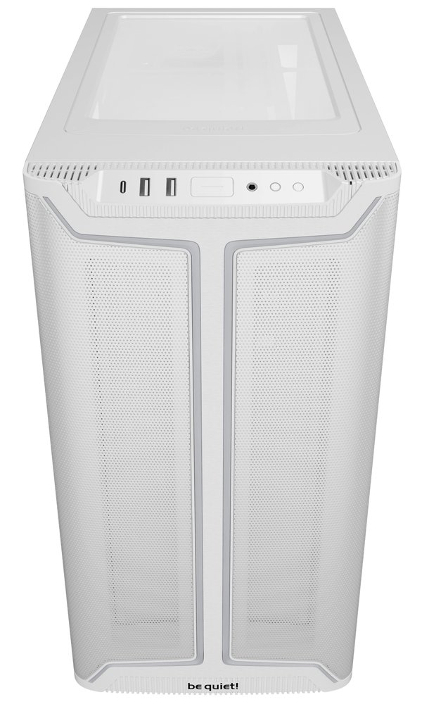Be quiet! skříň PURE BASE 501DX / ATX / 3x140mm PWM fan / ARGB LED pásek / USB3.2 / temperované sklo / bílá