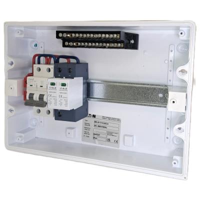 Solarmi DC05R osazený rozvaděč pro fotovoltaiku, svodič, odpojovač, pojistky, do 500V