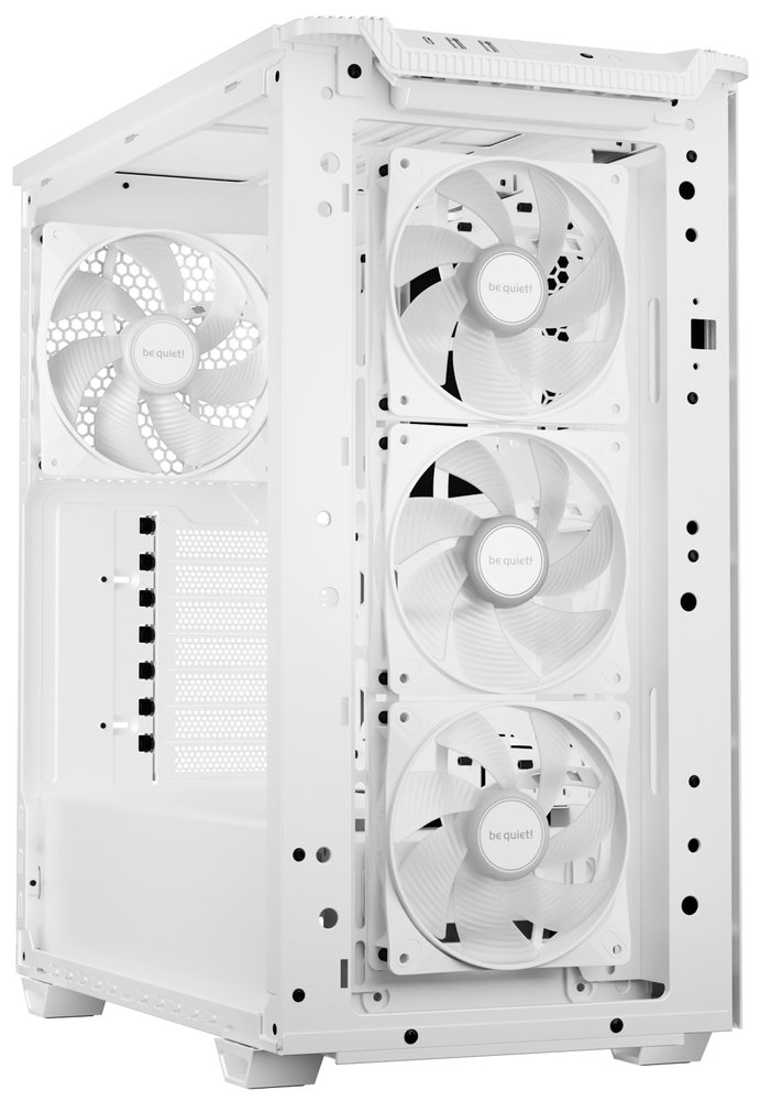 Be quiet! skříň PURE BASE 501LX / ATX / 4xARGB fan / USB-C / 2xUSB 3.2 / temperované sklo / bílá