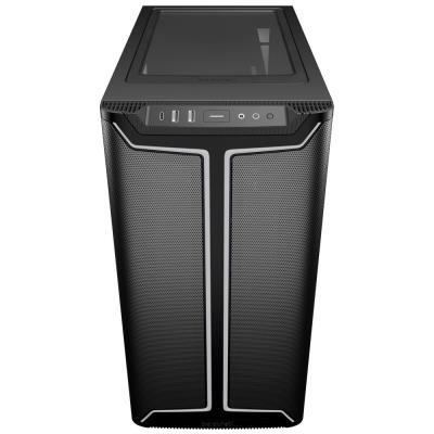 Be quiet! skříň PURE BASE 501DX / ATX / 3x140mm PWM fan / ARGB LED pásek / USB3.2 / temperované sklo / černá