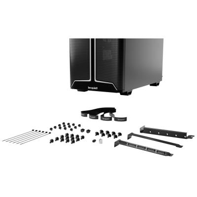 Be quiet! skříň PURE BASE 501DX / ATX / 3x140mm PWM fan / ARGB LED pásek / USB3.2 / temperované sklo / černá