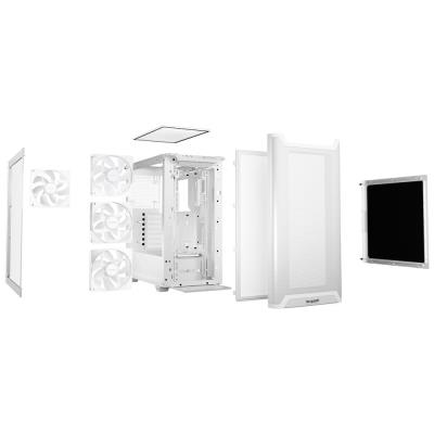 Be quiet! skříň PURE BASE 501LX / ATX / 4xARGB fan / USB-C / 2xUSB 3.2 / temperované sklo / bílá