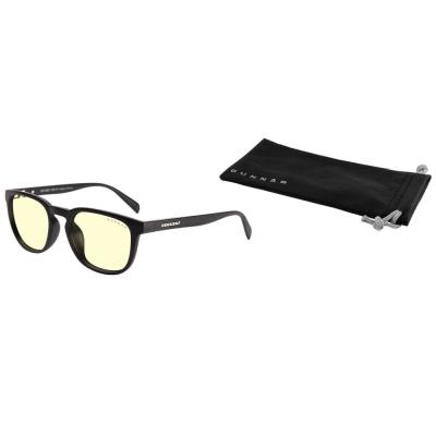 GUNNAR kancelářske/herní brýle OAKLAND ONYX * jantarová skla * BLF 65 * GUNNAR focus