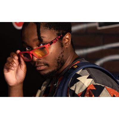 GUNNAR kancelářské/herní brýle ENIGMA - MARVEL SPIDER-MAN MILES MORALES EDITION * jantarová skla * BLF 65 * GUNNAR focus