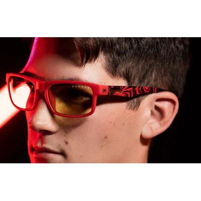 GUNNAR kancelářské/herní brýle ENIGMA - MARVEL SPIDER-MAN MILES MORALES EDITION * jantarová skla * BLF 65 * GUNNAR focus