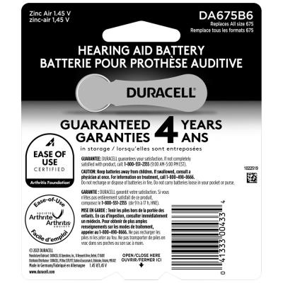 Duracell baterie do naslouchadel HA 675 6ks