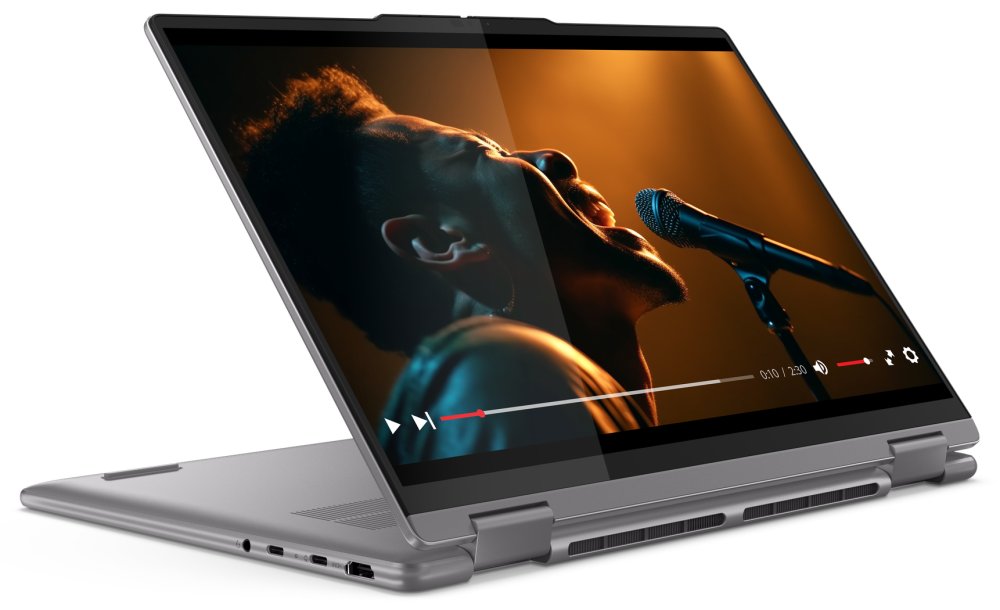 Lenovo Yoga 7 2v1/ Ryzen 5 8640HS/ 16GB DDR5/ 512GB SSD/ Radeon Graphics/ 14"WUXGA,OLED,touch/ bez OS/ šedý