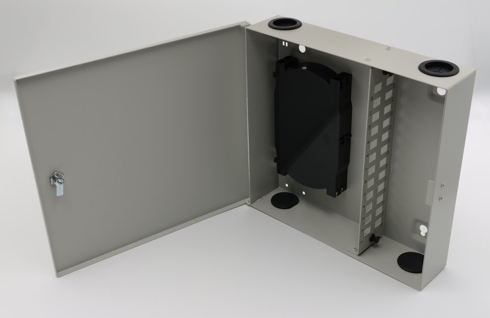 XtendLan nástěnný optický rozvaděč, 24x simplex SC nebo duplex LC