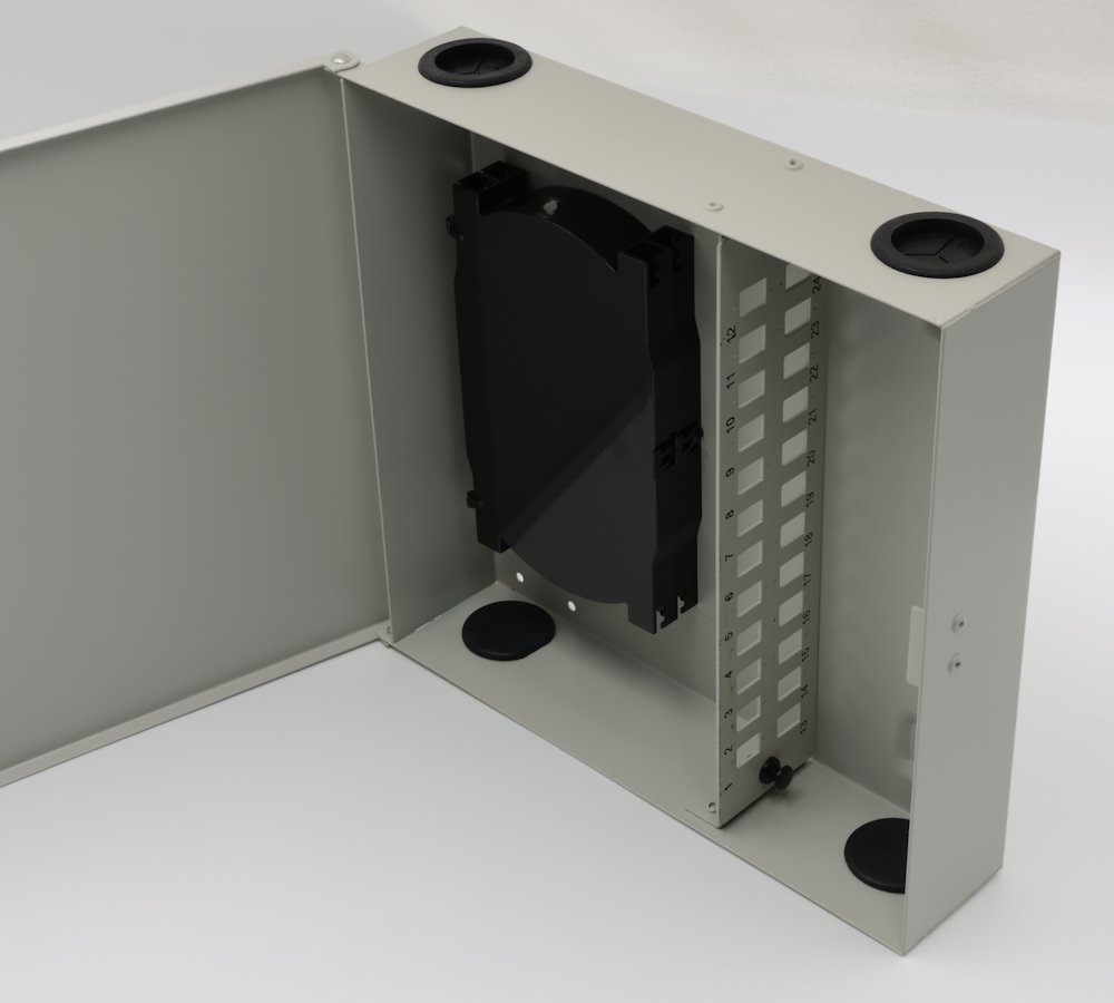 XtendLan nástěnný optický rozvaděč, 24x simplex SC nebo duplex LC