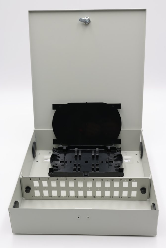 XtendLan nástěnný optický rozvaděč, 24x simplex SC nebo duplex LC