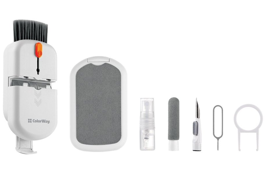 COLORWAY čistící sada 10v1 pro sluchátka, klávesnice, obrazovky, foto a elektroniku