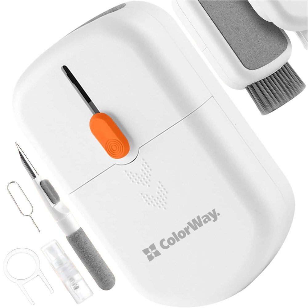 COLORWAY čistící sada 10v1 pro sluchátka, klávesnice, obrazovky, foto a elektroniku