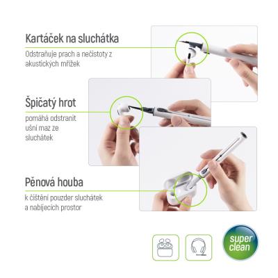 COLORWAY čistící sada 3v1 pro sluchátka