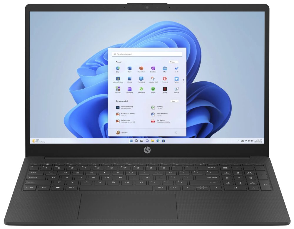 HP 15-fd0030nc/ Intel N100/ 4GB DDR4/ 128GB SSD/ Intel UHD/ 15,6"FHD,matný/ W11H-S/ černý
