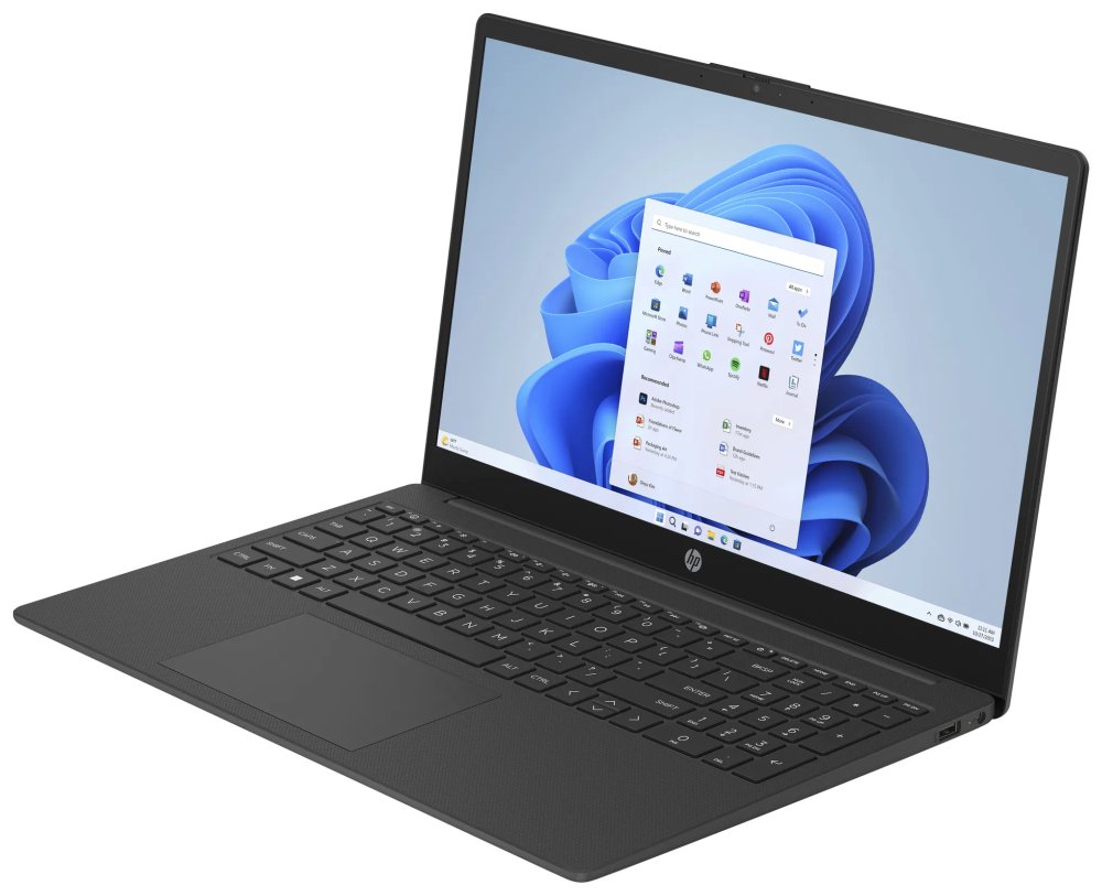 HP 15-fd0030nc/ Intel N100/ 4GB DDR4/ 128GB SSD/ Intel UHD/ 15,6"FHD,matný/ W11H-S/ černý