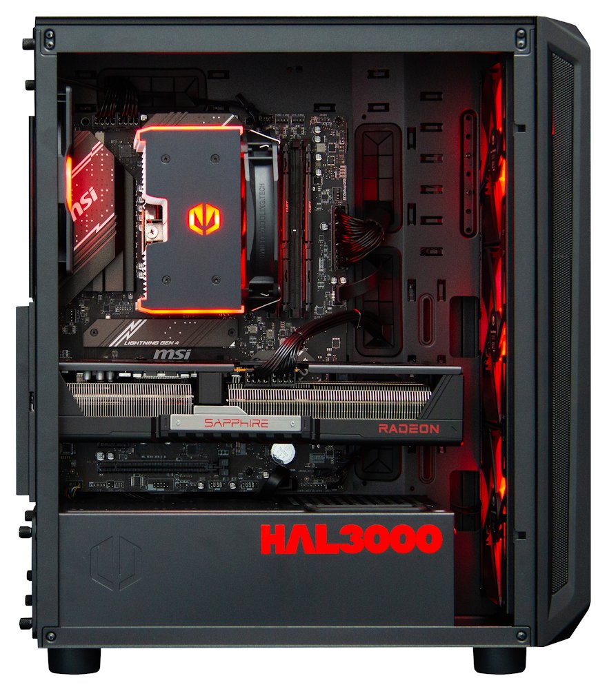 HAL3000 Alfa Gamer Pro XT / AMD Ryzen 7 7800X3D/ 32GB DDR5/ RX 9070 XT/ 2TB PCIe4 SSD/ WiFi/ W11