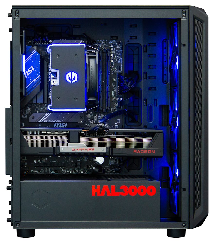 HAL3000 Alfa Gamer Pro XT / AMD Ryzen 7 7800X3D/ 32GB DDR5/ RX 9070 XT/ 2TB PCIe4 SSD/ WiFi/ W11